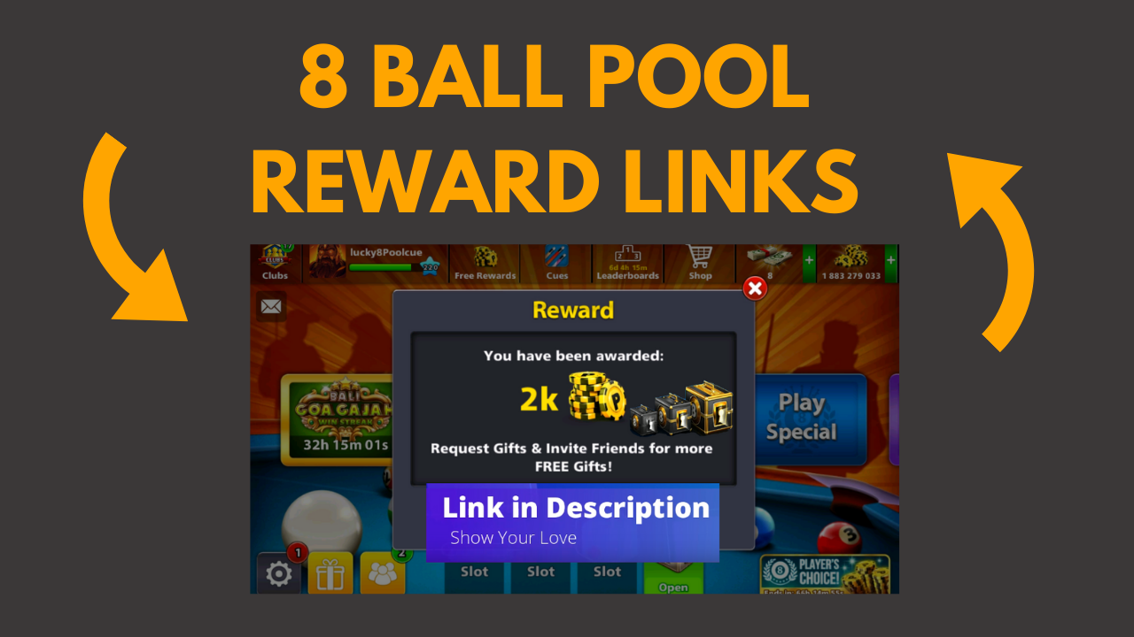 8 ball pool rewards