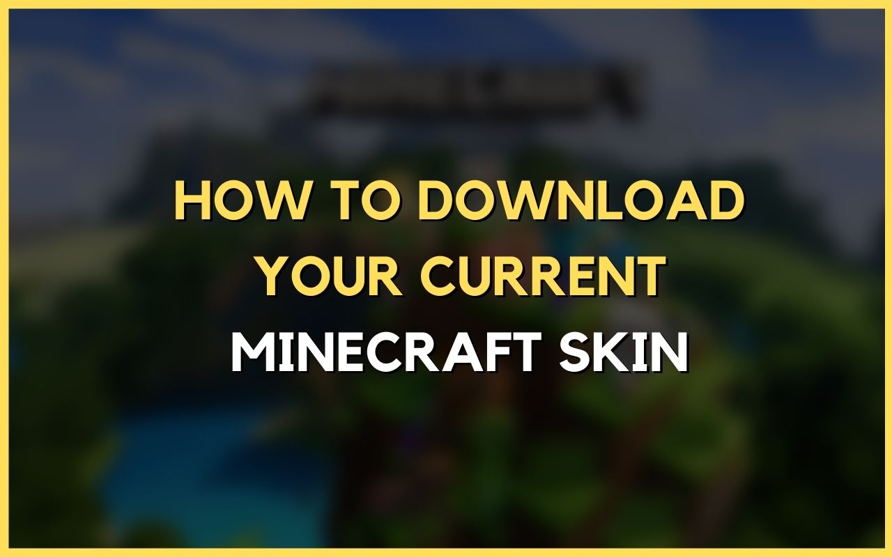 How to download current minecraft skin