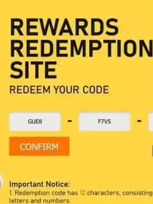 Free Fire Redeem Codes 19 July 2022